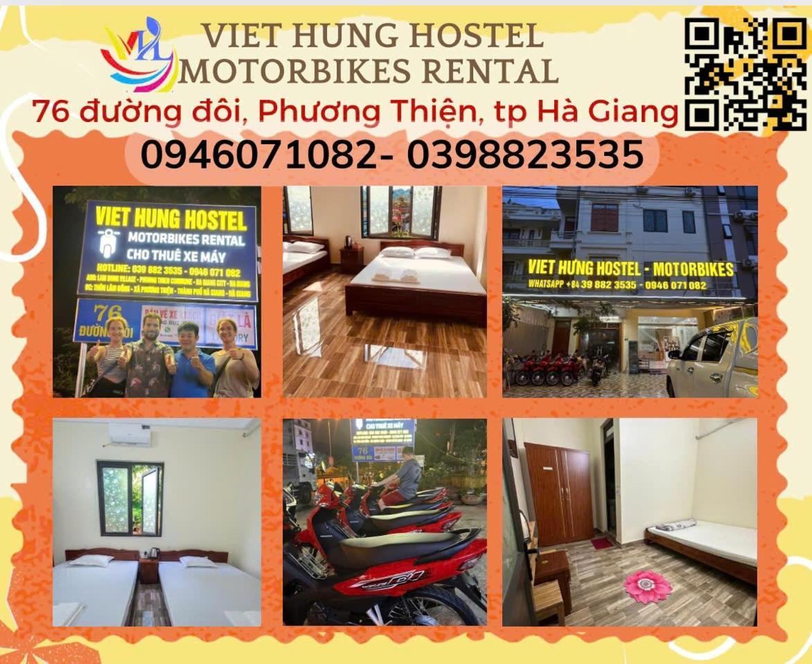 Viet Hung Hostel-Motorbikes-Bus Ticket Lang Lap Exterior foto